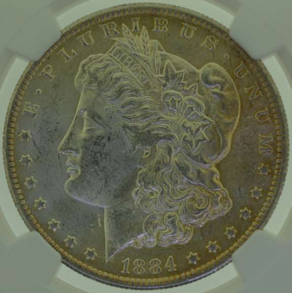 1884-O US $1 Morgan Silver Dollar NGC MS62