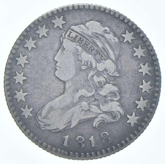 1818 Liberty Cap Quarter - B.10