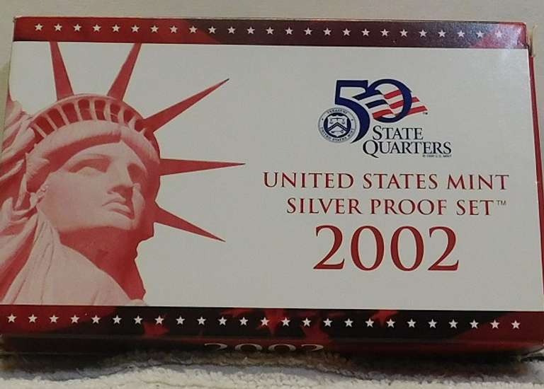 2002 Silver PROOF Set w/Sil Qtrs