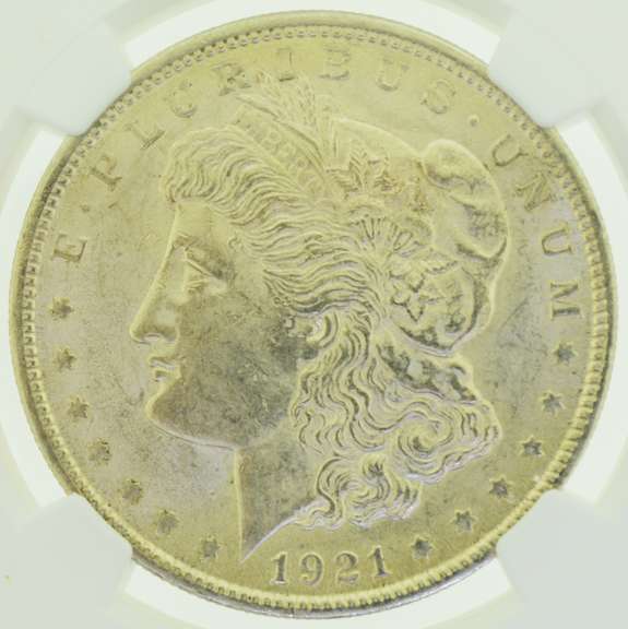 1921 Morgan Silver Dollar BU NGC 100th Anniversary $1 US Coin