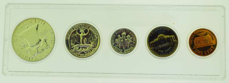 1961 US Silver Proof Set in Capital Plastics Holder