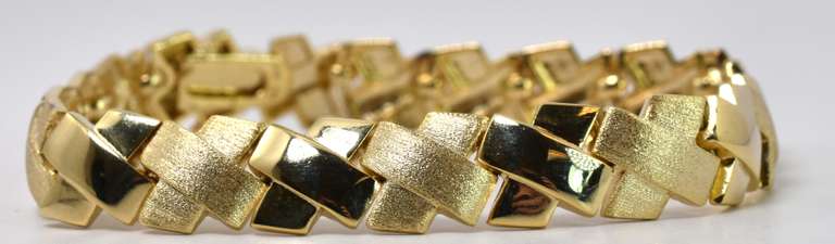 Vermeil Bracelet With X's
