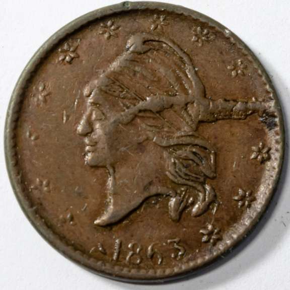 1863 Broas Pie Baker NY City Pie Bakers Civil War Store Card