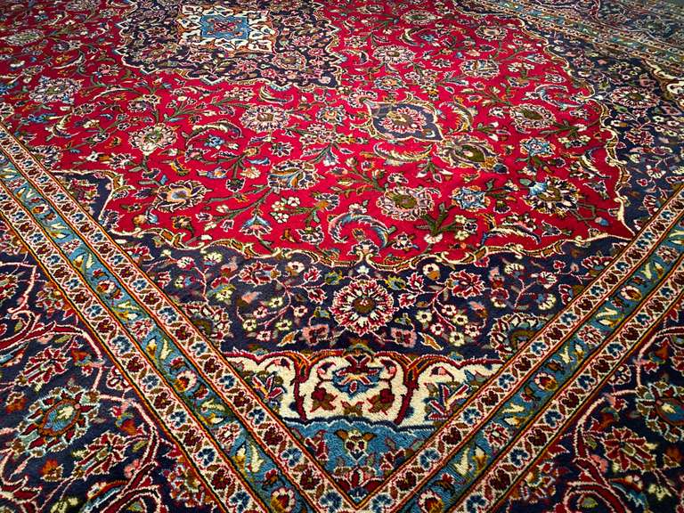 MAGNIFICENT PERSIAN KASHAN 9.8X14