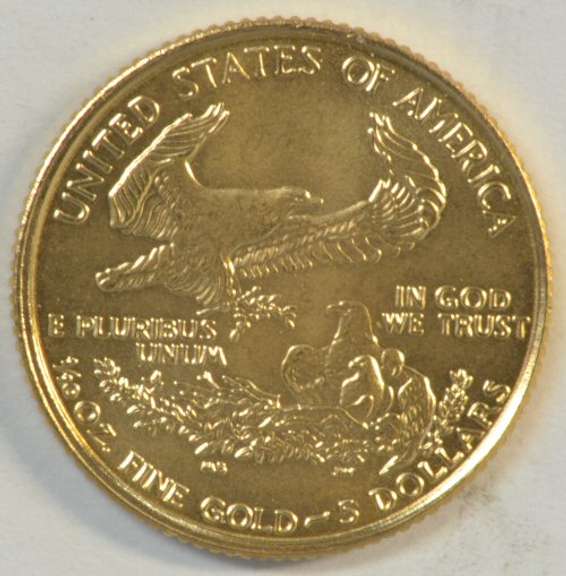 Pristine Superb Gem BU 1999 $1 American Gold Eagle coin