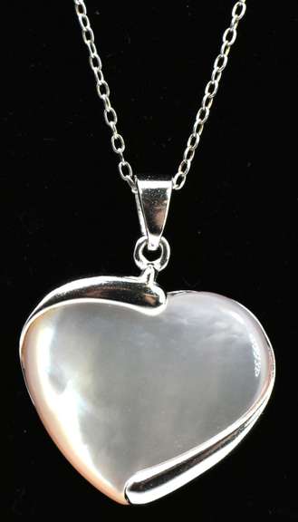 Sterling Silver Mother-Of-Pearl Necklace