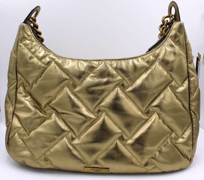 Kurt Geiger London Kensington Soft Hobo Quilted Leather Shoulder Bag
