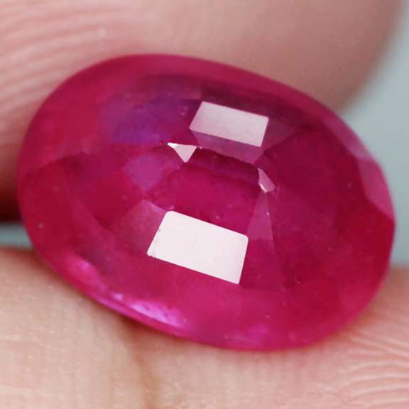Rich blood red 4.24ct Ruby from Madagascar