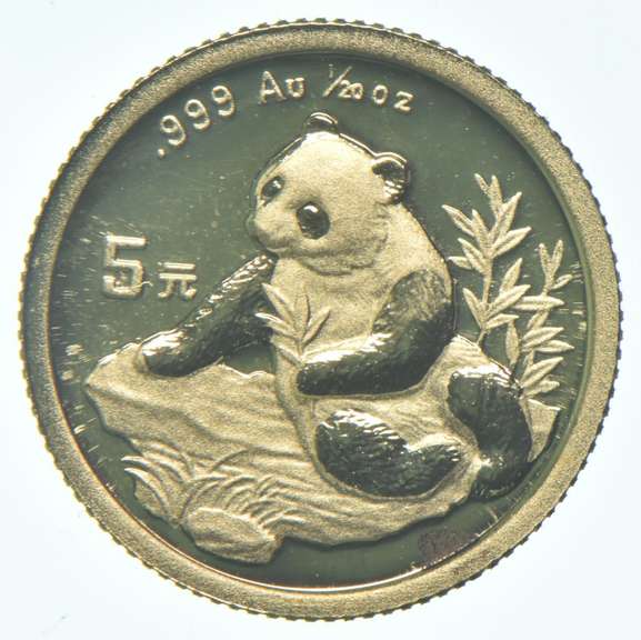1998 China 5 Yuan - 1/20 Oz. .999 Fine Gold