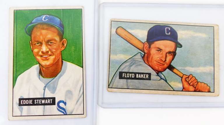 2 Bowman 1951 Baseball Cards