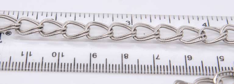 925 Sterling Silver Double Link Bracelet