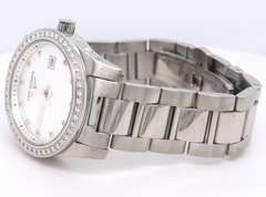 Longines Conquest Stainless Steel Diamond Bezel Ladies Watch