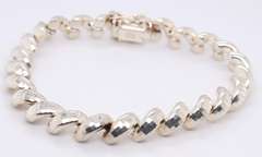 Vintage Italian Sterling Silver Bracelet