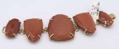 Gold Plated Druzy Necklace and Bracelet Custom Jewelry