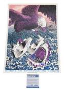 Foo Fighters Autographed Signed Eugene, OR 18x24 Poster ACOA