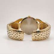18kt GP Leopard Geneva Bangle Watch