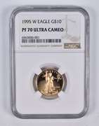 PF70 UCAM 1995-W $10 American Gold Eagle 1/4 Oz. .999 Fine Gold NGC