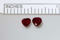 Love-ly Natural  Ruby Pair