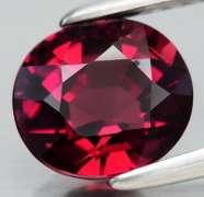 Amazing 1.89ct UNTREATED ruby red Rhodolite Garnet