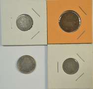 1865 Two Cent, 1865 & 1873 Three Cents, and 1883 No Cents Nickel
