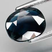 High luster 2.12ct blue green Sapphire