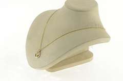 10K Yellow Gold Baguette Diamond Mother's Day Mom Love Pendant