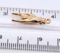 Stylish Group of 4 Yellow Gold Charms