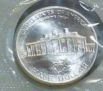 1982 Silver 90% Unc Wash Hf Dol GEM OGP