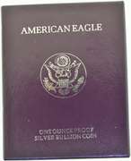 1995-P Silver Bullion American Eagle $1 One Dollar Proof Coin Boxed with COA