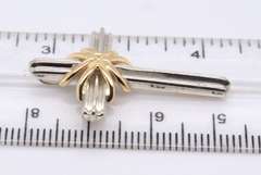 Tiffany & Co 2 Tone Cross Pendant