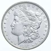 1892 Morgan Silver Dollar