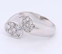 Sterling Silver Cubic Zirconia Ring and Earrings