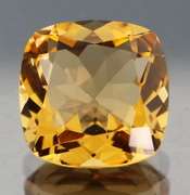 Rich 7.33ct 13mm golden Citrine