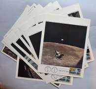 Set of 12 Nasa Official Moon Landing First Day of Issue Photos