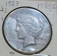 1923-S Peace Dollar circ