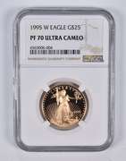 PF70 UCAM 1995-W $25 American Gold Eagle 1/2 Oz. .999 Fine Gold NGC