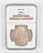 MS64 1885-O Morgan Silver Dollar - Graded NGC
