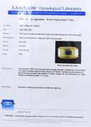 Eyecatching 18kt Emerald Cut Amethyst and Diamond Bangle Bracelet