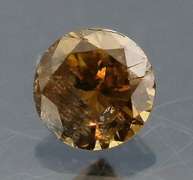 Eye catching .31ct smooth cut Chocolate Diamond solitaire