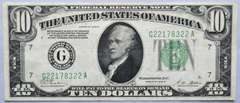 $10 1928 Gold Redeemable Federal Reserve Note
