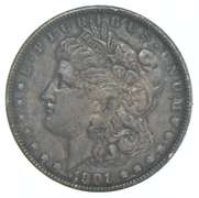 1901 Morgan Silver Dollar