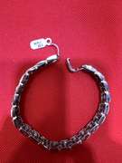 MENS 14K WHITE GOLD BRACELET WITH 4.50 CARATS DIAMONDS