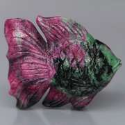 Giant! 123.95ct Ruby in Zoisite carving