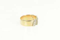 14K Yellow Gold 0.56 Ctw Old European Cut Diamond Band Ring