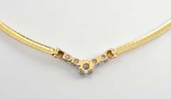 Stylish 5 Diamond Necklace