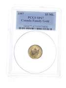 SP67 1997 $5 Canada Gold Maple Leaf - Family Gold - Graded PCGS