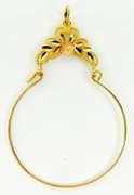Vintage 14K Charm Holder Pendant