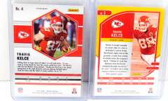 2 Travis Kelce Football Cards