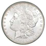 1884-CC Morgan Silver Dollar