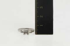 14K White Gold Vintage NOS 1950's 4.7mm Engagement Setting Ring